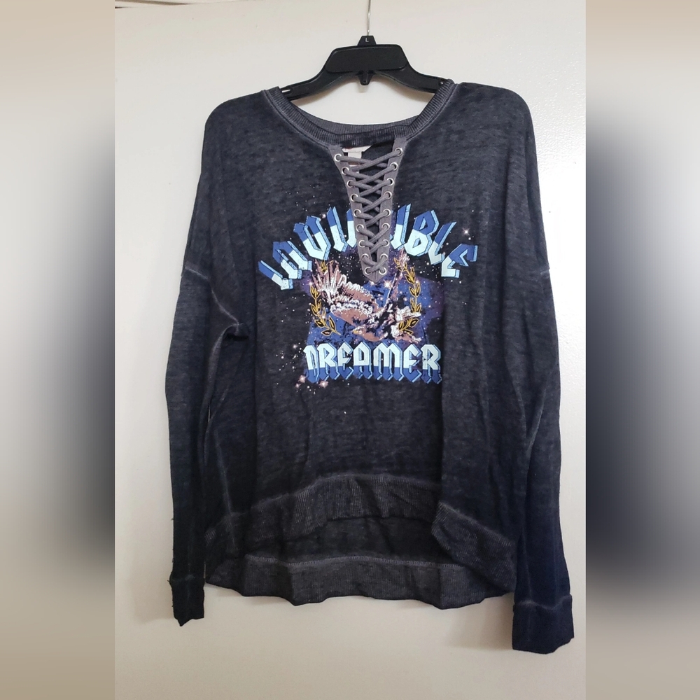 Grunge long sleeve top